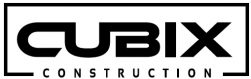 Cubix Construction Logo
